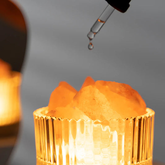 PICK N JOY - Himalayan Salt Crystal Diffuser with Light