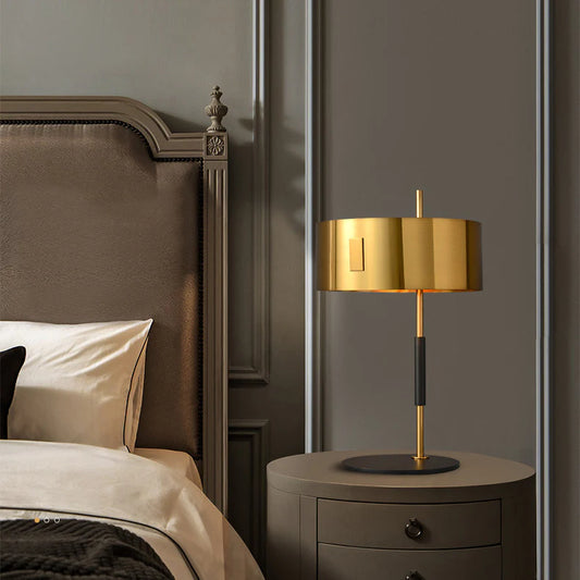 PICK N JOY - Mondo Gold and Black Table Lamp
