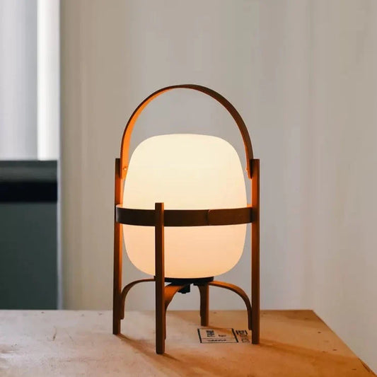 PICK N JOY - Minimalist Japanese Style Lantern Table Lamp
