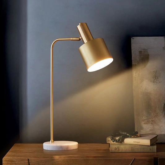 PICK N JOY - Lily Nordic Marble and Gold Table Lamp
