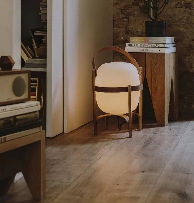 PICK N JOY - Minimalist Japanese Style Lantern Table Lamp