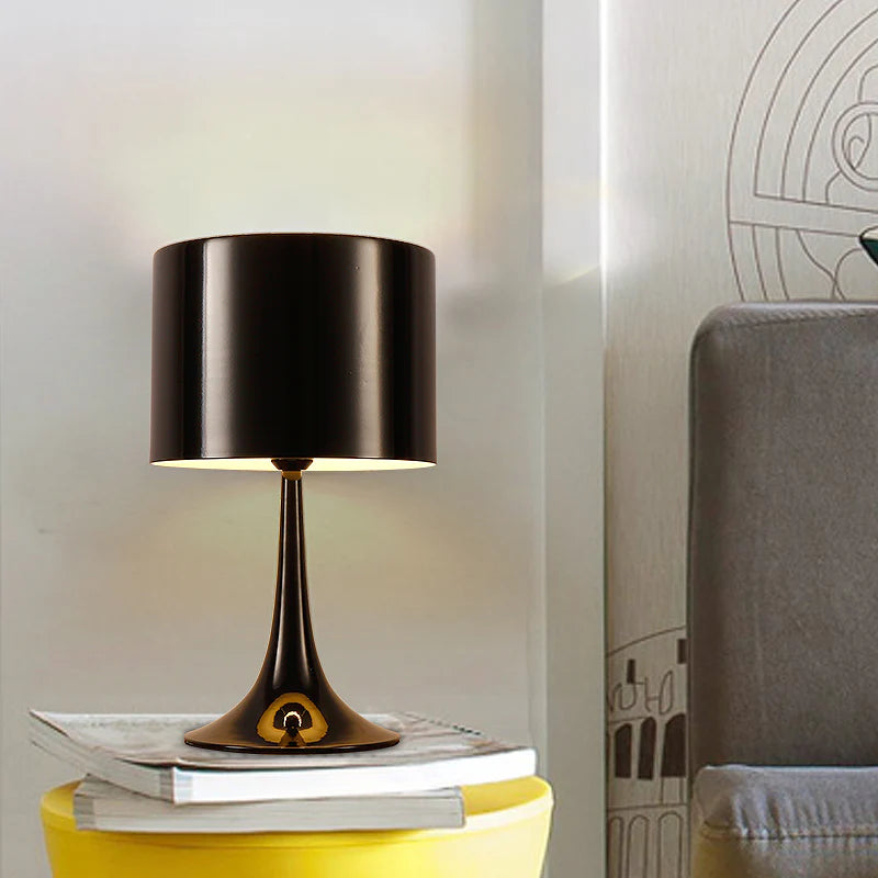 PICK N JOY - Replica Spun Light Drum Table Lamp
