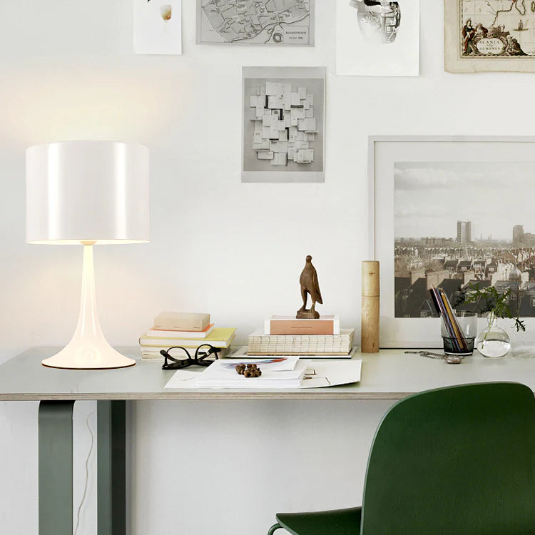 PICK N JOY - Replica Spun Light Drum Table Lamp