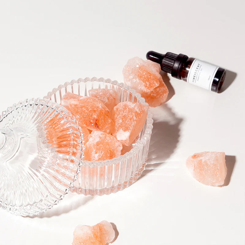 PICK N JOY - Himalayan Salt Crystal Diffuser with Light