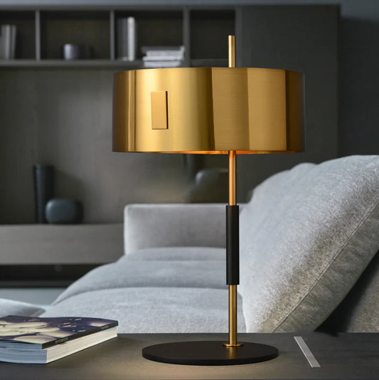 PICK N JOY - Mondo Gold and Black Table Lamp