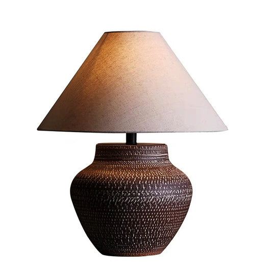 PICK N JOY - Aya Ceramic Jar Table Lamp