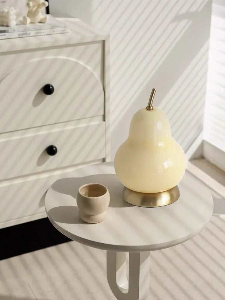 PICK N JOY - Pear Glass Cordless Table Lamp